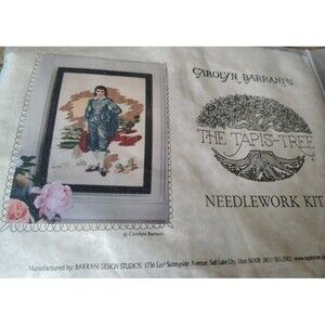 New Carolyn Barrani The Tapis Tree kits Masterpieces in Crewel Blue Boy